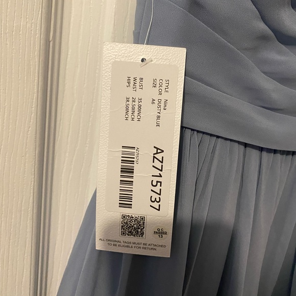 Dusty Blue Dress - Picture 2 of 7